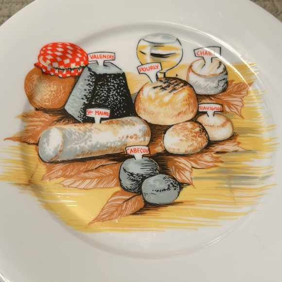 ALPAC Set of 6 French Cheese Hors D’oeuvres Plates - Picture 11 of 11